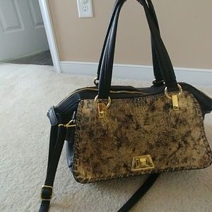 BeBe Leather Satchel Purse/Crossbody